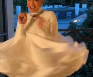 Jennifer Lopez w sukni Stephane'a Rollanda