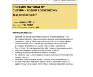 Matura próbna 2021: Co było na rozszerzonej CHEMII? Odpowiedzi i arkusze sprawdzisz TUTAJ