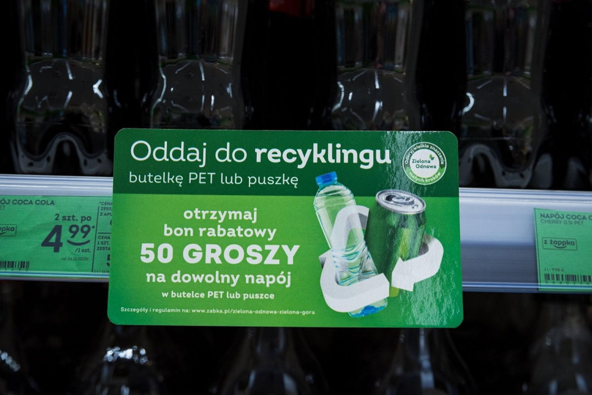 Żabka - recykling