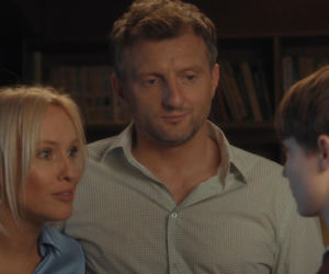 M jak miłość odc. 1921. Dorota (Iwona Rejzner), Bartek (Arkadiusz Smoleński), Franek (Jarosław Śmigielski)