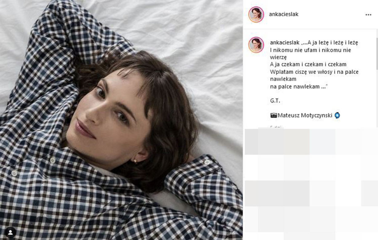 Anna Cieślak koi nerwy przed ślubem