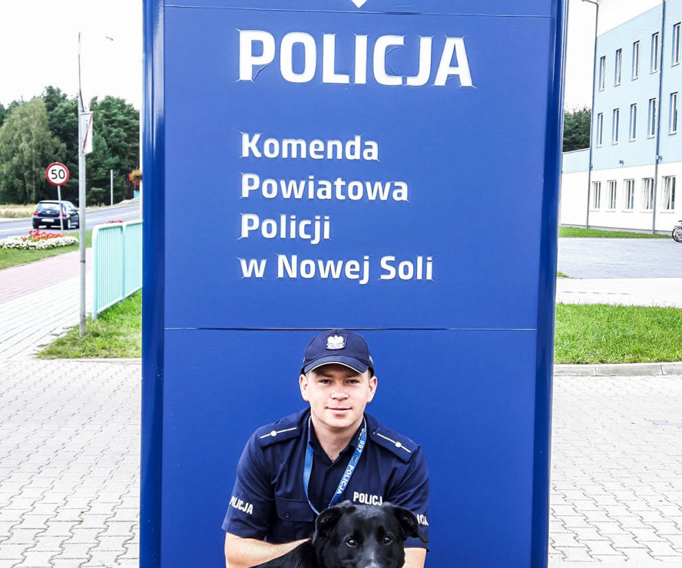 Dzięki dzielnicowemu o wielkim sercu, psiak został maskotką komendy