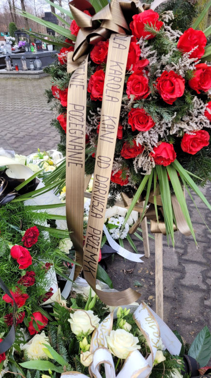 Pogrzeb milionera Karola Kani ze Śląska, który zginął  w katastrofie lotniczej w Pszczynie