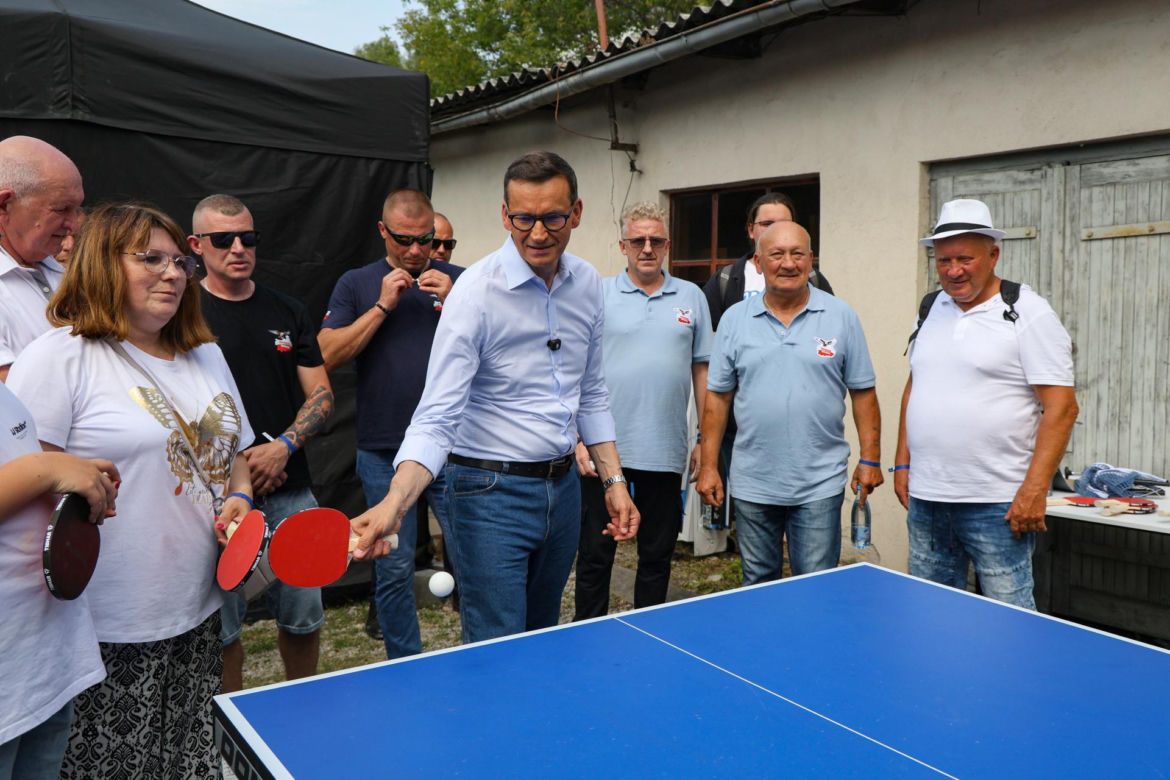 Tak grillował Morawiecki