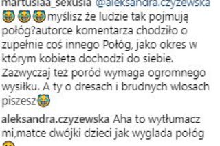 Natalia Siwiec w połogu