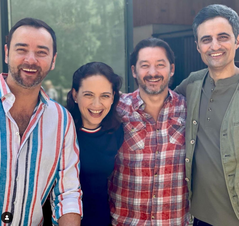 Na Wspólnej.  Joanna Berg (Anna Cieślak), Bogdan (Wojciech Brzeziński), Piotr Borowski, Mariusz Ostrowski