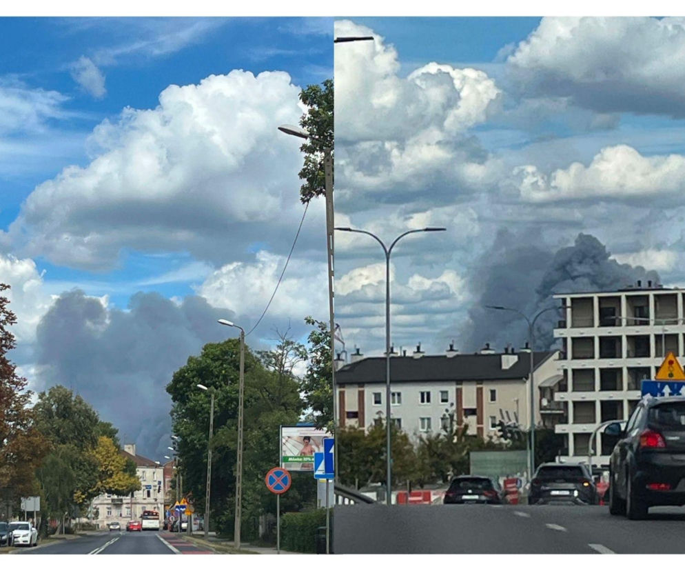 Pożar hali przy ul. Kasprowicza w Lublinie. Płonęły elementy do budowy samolotów