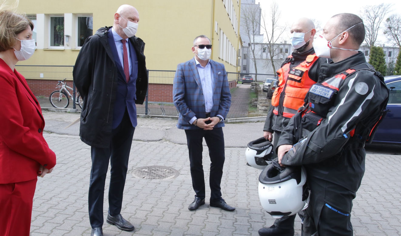 Motoambulans przekazany! Ma ratować życie mieszkańcom Torunia