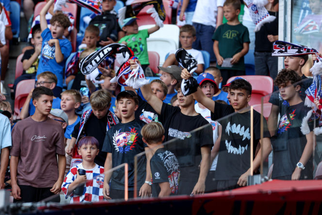 Górnik Zabrze - Ferencvaros: Zdjęcia kibiców z meczu 3. rundy eliminacji Ligi Europy