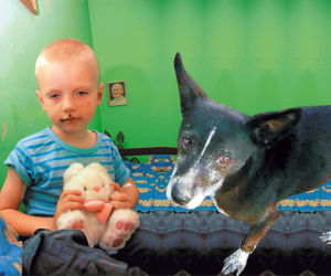 Baksio pogryzł mi buzię