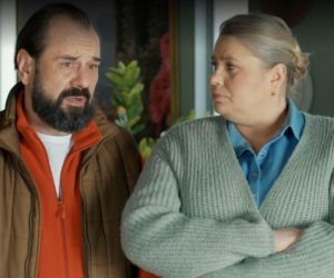 Barwy szczęścia, odcinek 3414: Aldona (Elżbieta Romanowska), Borys (Jakub Wieczorek)