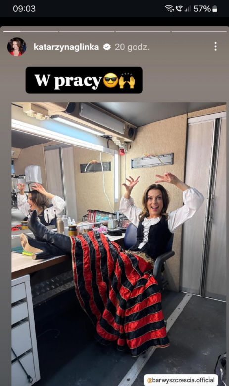 Barwy szczęścia na planie. Kasia (Katarzyna Glinka)