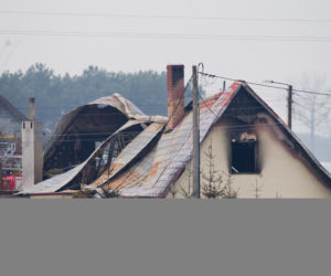 Pożar w Jankowie Przygodzkim, wybuch gazu