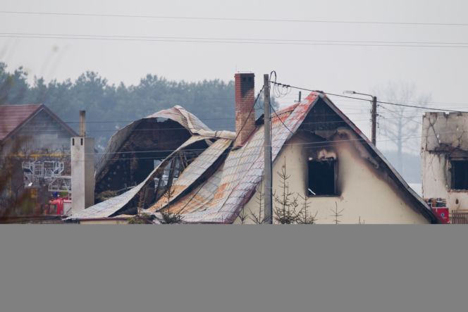 Pożar w Jankowie Przygodzkim, wybuch gazu