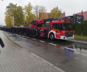 Pogrzeb asp. Bartłomieja Pieroga, jednego z dwóch strażaków, którzy zginęli w pożarze w Nisku