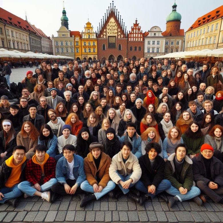 Jak sztuczna inteligencja widzi mieszkańców Wrocławia? Zobaczcie sami!