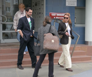 Katarzyna Wajda czekając na rozwód, całowała się w sądzie