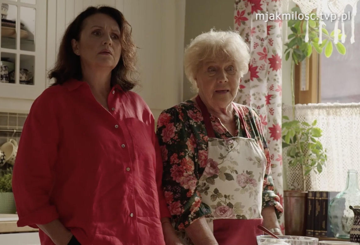 M jak miłość odc 1777. Marysia (Małgorzata Pieńkowska), Barbara (Teresa Lipowska)
