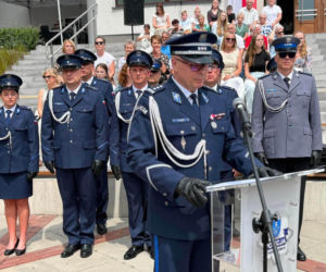 Święto Policji w Starachowicach. Uroczyste awanse, rodzinny piknik i podziękowania