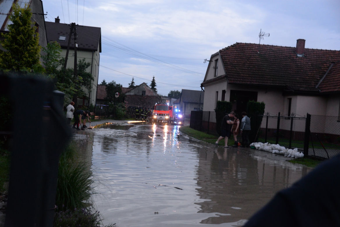 Potężne nawałnice znów zalały Małopolskę