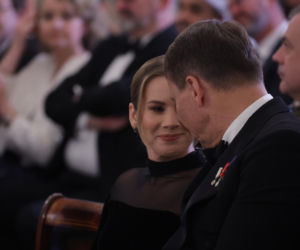 Nawroccy zadali szyku na spotkaniu z Korpusem Dyplomatycznym