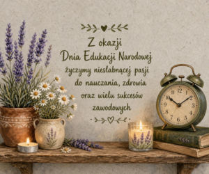 Kartka z życzeniami na Dzień Nauczyciela