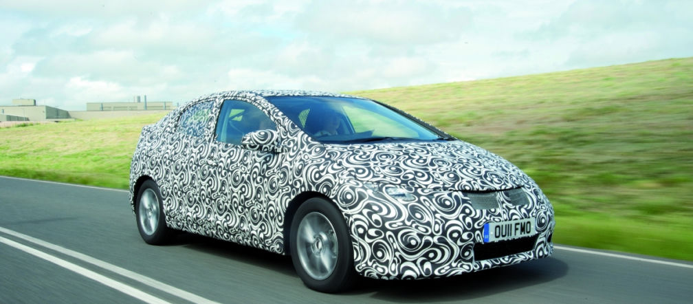 Nowa Honda Civic w kamuflażu