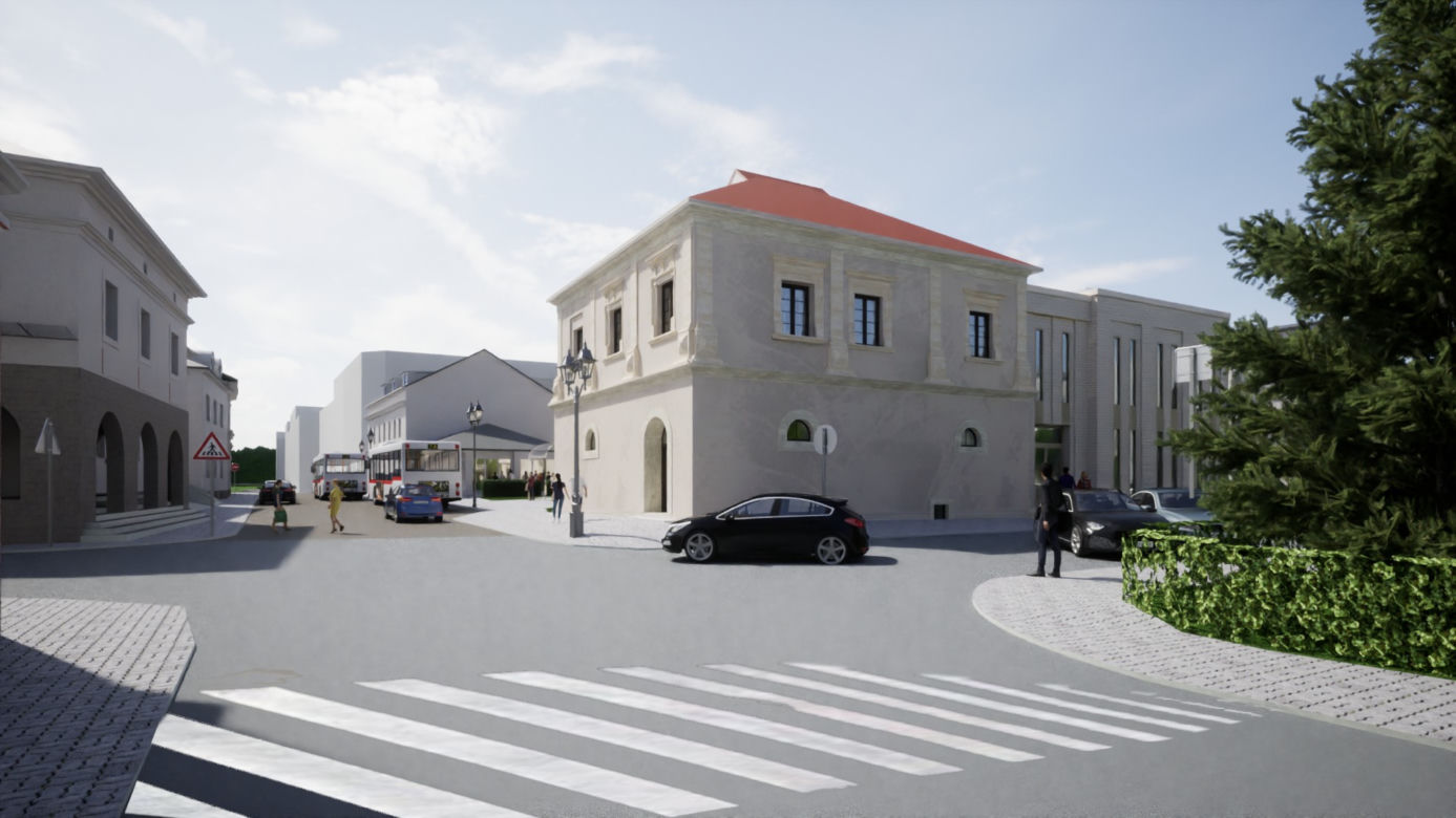 Wizualizacje rozbudowy Sądeckiej Biblioteki Publicznej