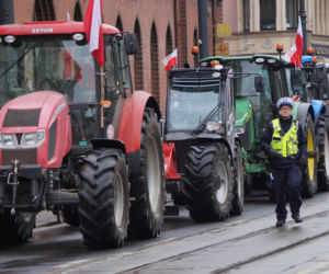 Strajk rolników w Bydgoszczy [ZDJĘIA]