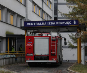 Ewakuacja szpitala w Zabrzu