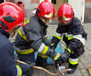 16-letni Kuba spełnił swoje marzenie i został strażakiem