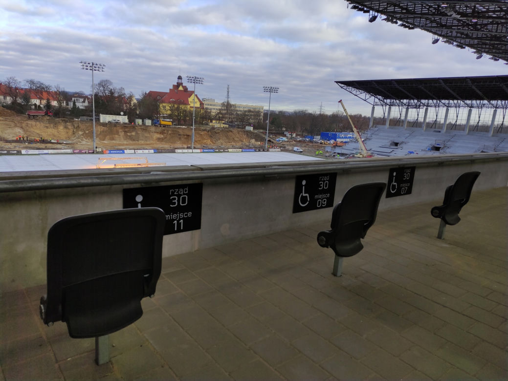 Stadion Pogoni Szczecin czeka na przyjęcie kibiców