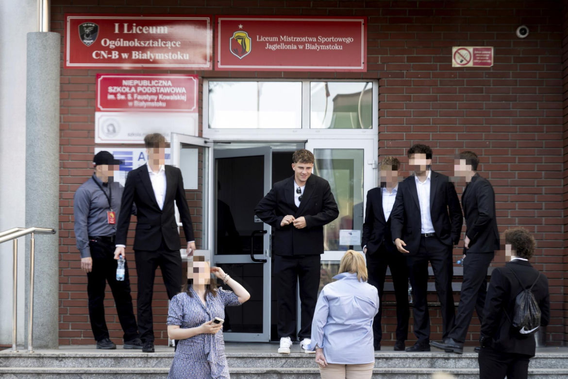 Oskar Pietuszewski zdaje maturę