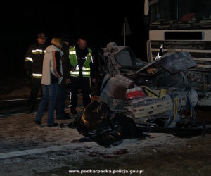 Wypadek na Podkarpaciu. 5 zabitych 