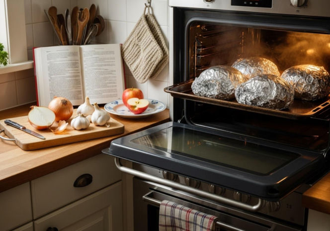 Zabezpieczenie warzyw w piekarniku