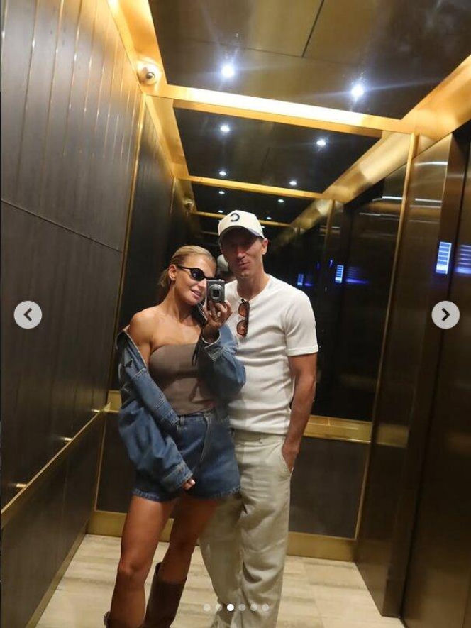 Robert Lewandowski i Anna Lewandowska