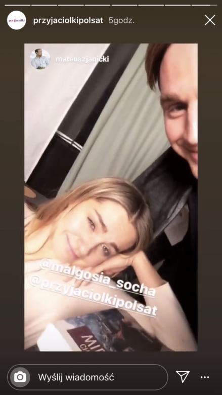 Przyjaciółki, 15 sezon: Maks (Mateusz Janicki), Inga (Małgorzata Socha)