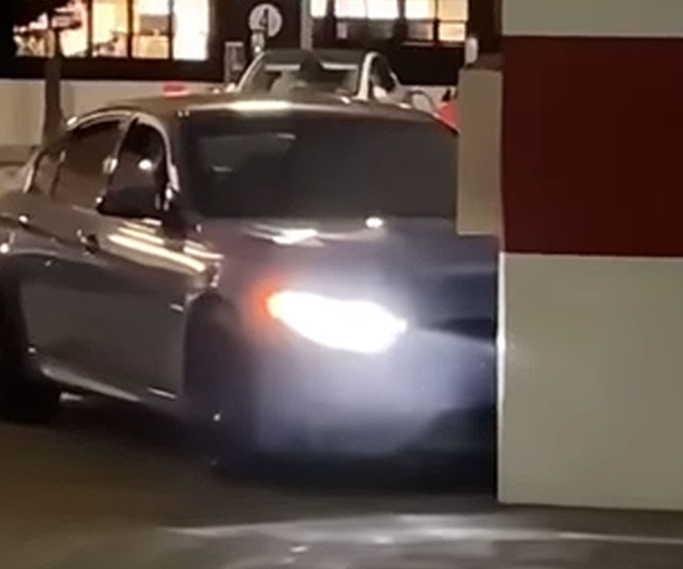 BMW pocałowało betonowy słup