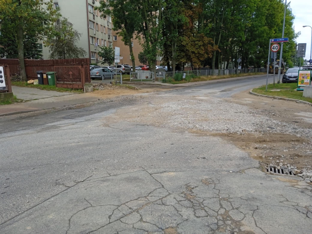 Remont ulic Błonie i Czerwonego Krzyża w Siedlcach