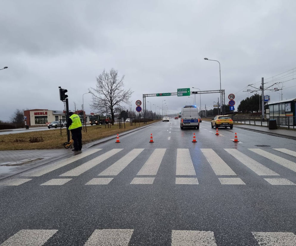 wypadek z pieszym