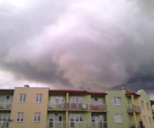Trąba powietrzna nad Kaliszem 2011