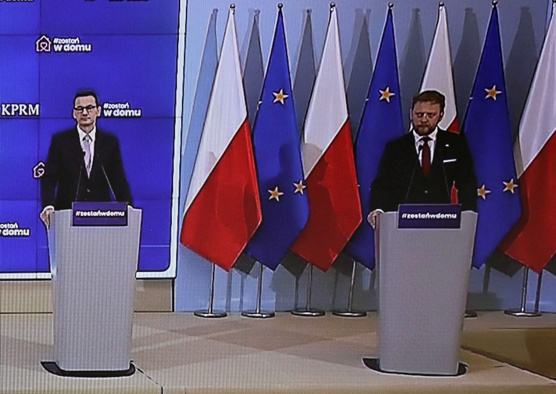 Mateusz Morawiecki i Łukasz Szumowski