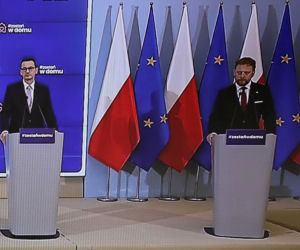 Mateusz Morawiecki i Łukasz Szumowski