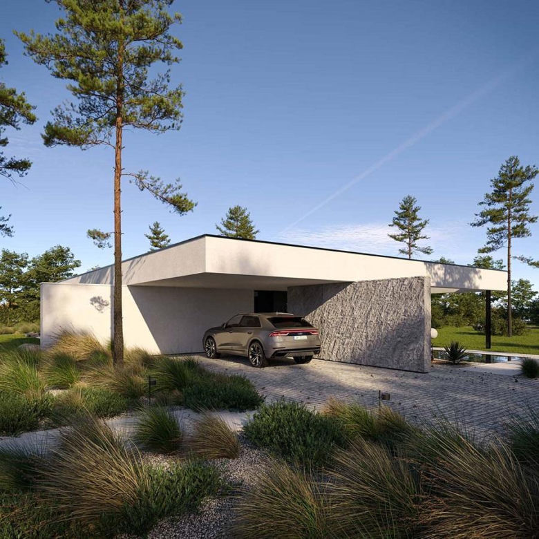 Homeconcept 112 to ekstrawagancka rozłożysta willa dla miłośników współczesnego designu