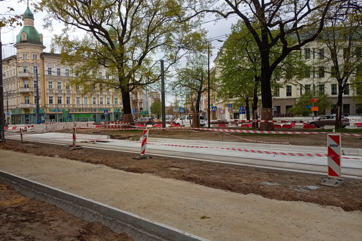 Przebudowa placu Zwycięstwa. Duże zmiany w kursowaniu tramwajów