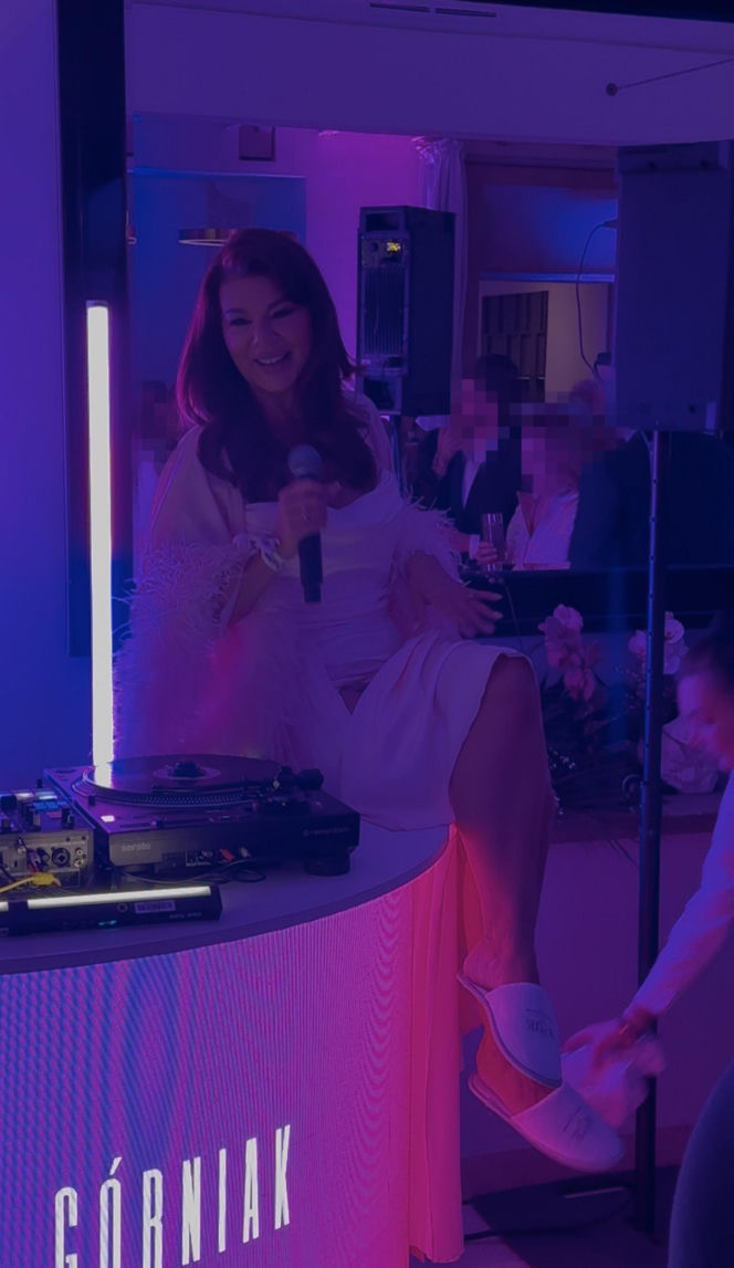 Edyta Górniak tańczyła w szlafroku i kapciach