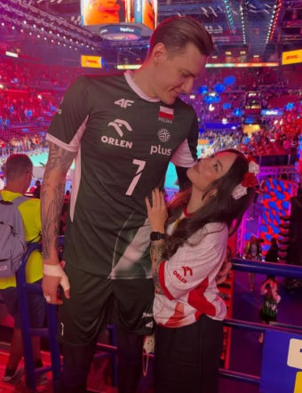 Bartłomiej Lemański i jego dziewczyna Dominika