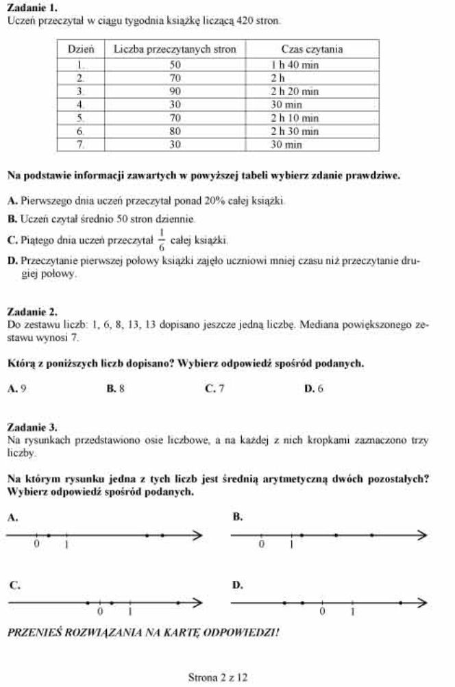 Próbny EGZAMIN GIMNAZJALNY grudzień 2011 - MATEMATYKA: jakie były PYTANIA, ARKUSZE, ODPOWIEDZI, PRZECIEKI