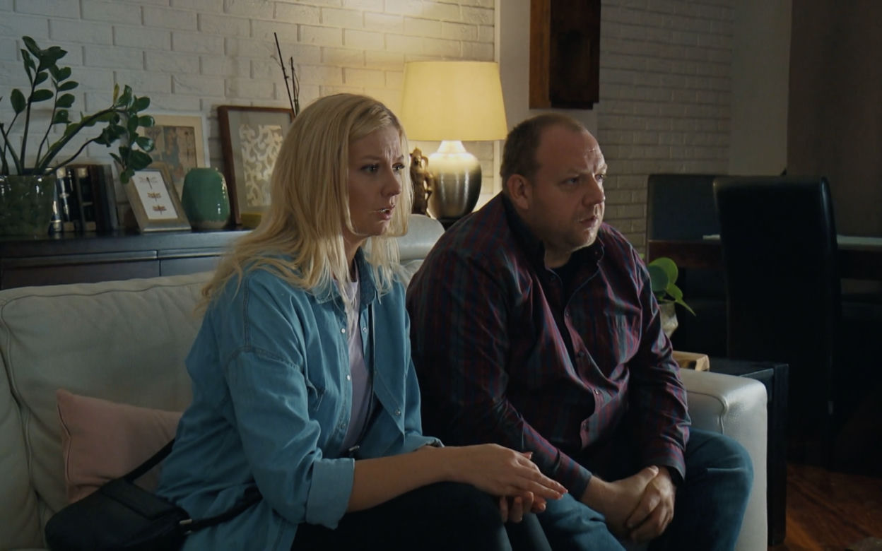 M jak miłość, odcinek 1704: Jagoda (Katarzyna Kołeczek), Tadeusz (Bartłomiej Nowosielski)