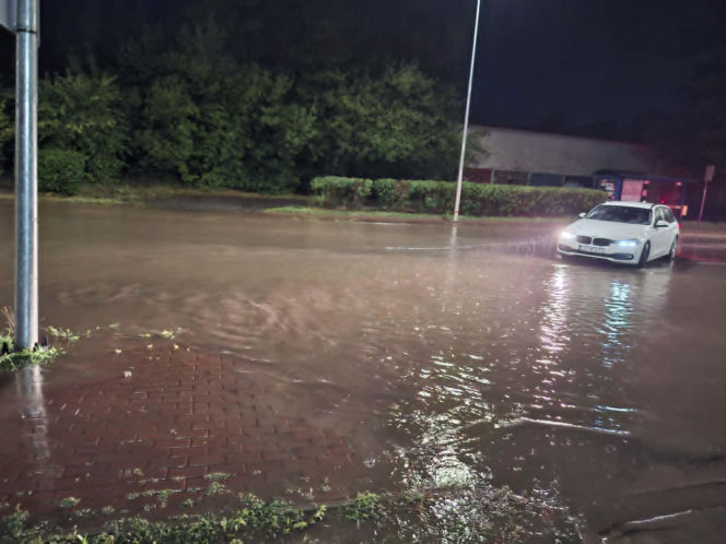 Zalane Starachowice. Widoki po burzy 1.07.2026